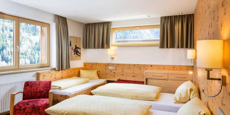 Triple bedroom in Hotel Falch